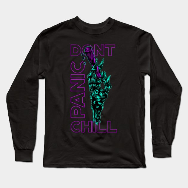 dont panic Long Sleeve T-Shirt by imkram2x